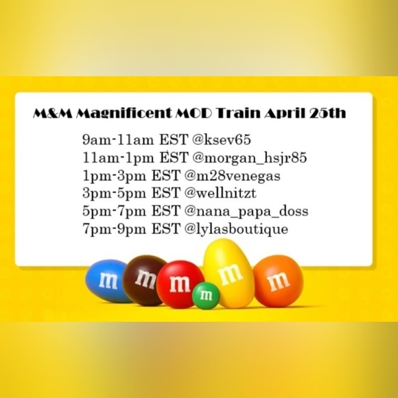 M&M's Magnificent MOD Train APRIL 25TH ALL DAY - Picture 2 of 2